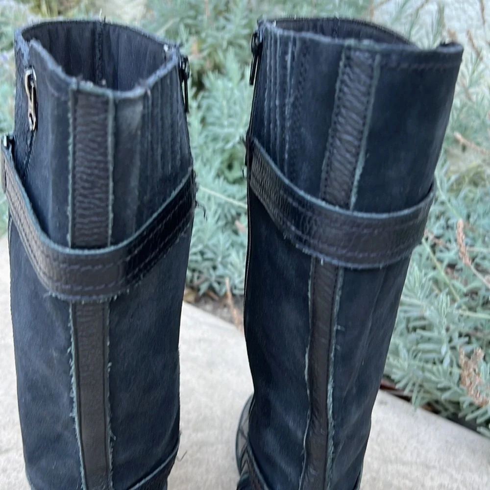 Clarks  Whistle Whey Black Zip up Boot Women's Size 8.5